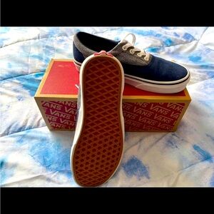 New Vans, Gray and Blue